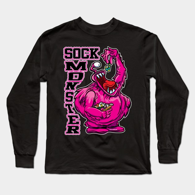 Sock Monster Long Sleeve T-Shirt by eShirtLabs